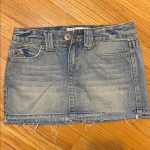 Aeropostale denim mini skirt